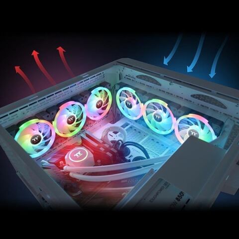 Thermaltake SWAFAN EX12 CL-F143-PL12SW-A ARGB 3x120mm Fanlı + Kontrolcülü Kasa Fan Kiti