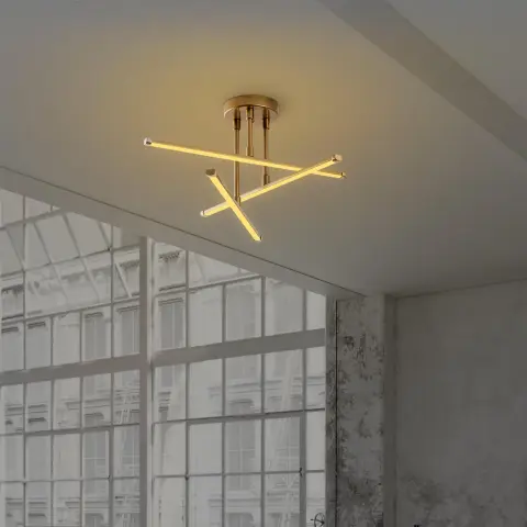 Parlak Gold Led'Li Avize PER-13650