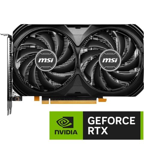 MSI 8GB RTX4060 VENTUS 2X BLACK 8G GDDR6 128bit PCIE 4.0