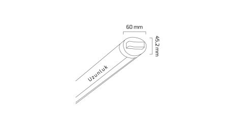 Goya Gy 8070-94 26 Watt Sarkıt Linear Armatür