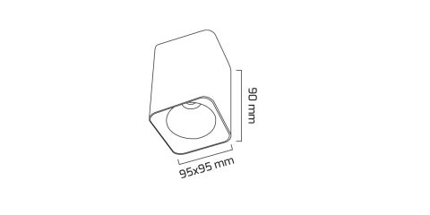 Goya Gy 1853 14 Watt Triac Dim Sıva Üstü LED Armatür