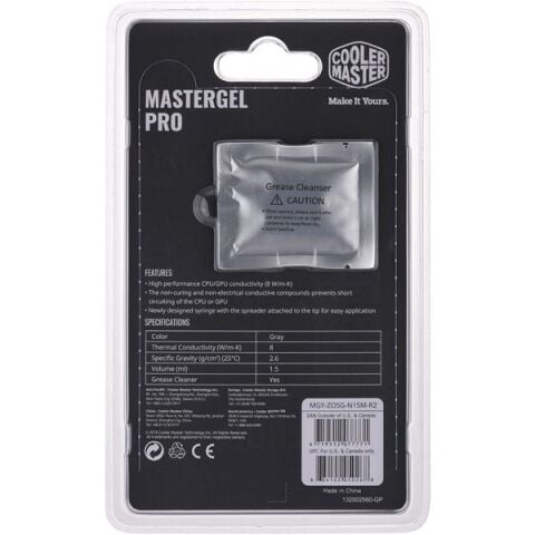 COOLERMASTER MasterGel Pro MGY-ZOSG-N15M-R2 1.5 gram Thermal Macun