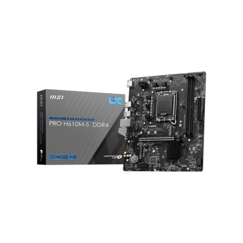MSI PRO H610M-S DDR4 HDMI PCIE 4.0 1700p MATX