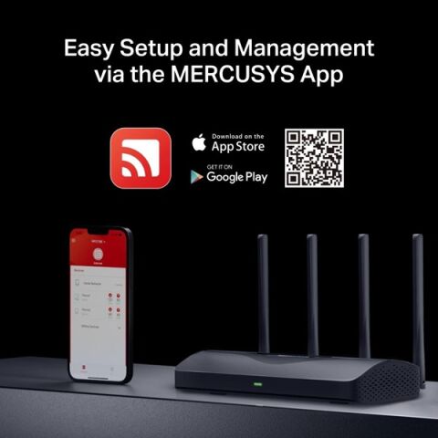 MERCUSYS MR27BE BE3600 WIFI7 DUAL BAND ROUTER