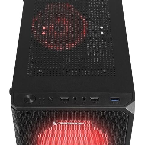 RAMPAGE 550W 80+ HELIOS MESH GAMING MID-TOWER PC KASASI