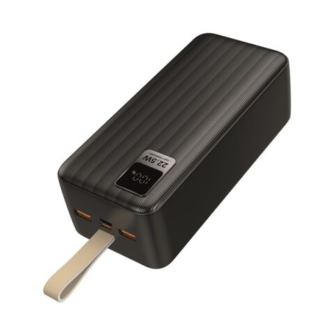 <![CDATA[S-LINK G430 40000mAh Micro+Type-C+USB PD20W+QC3.0 18W Siyah LCD Taşınabilir Pil Şarj Cihazı Powerbank]]>