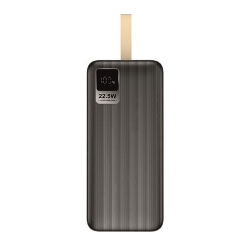 <![CDATA[S-LINK G430 40000mAh Micro+Type-C+USB PD20W+QC3.0 18W Siyah LCD Taşınabilir Pil Şarj Cihazı Powerbank]]>