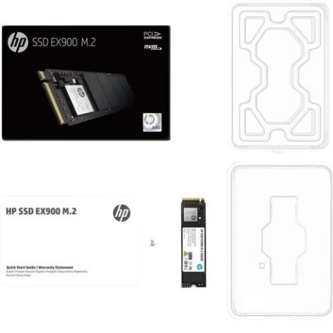 HP 500GB EX900 2YY44AA 2100- 1500MB/s M2 PCIe NVMe Gen3 Disk
