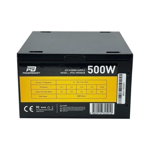 PowerBOOST 500W PB500AR 12cm Fanlı Power Supply