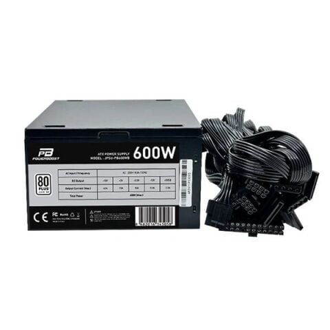 POWERBOOST 600W 80+ PB600WB 12CM FANLI POWER SUPLLY