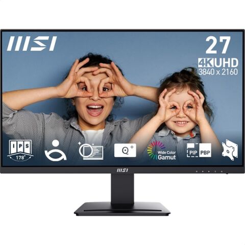 MSI 27'' FLAT IPS PRO MP273U 4MS 60HZ HDMI-DP KURUMSAL MONİTÖR 3840X2160