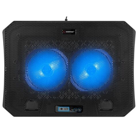 RAMPAGE AD-RC44 13-17'' Siyah 2-FANLI Notebook Soğutucu