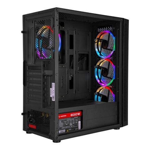 RAMPAGE 600W 80  BRONZE Platino Gaming Mid-Tower PC Kasası