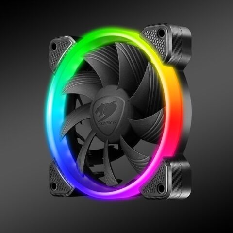 COUGAR VORTEX RGB CF-V12FB-RGB RGB 120mm KASA FANI 3-lü PAKET