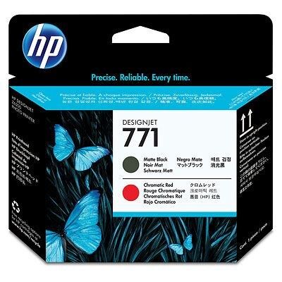 HP No:771 CE017A Mat Siyah,Kırmızı Baskı Kafası