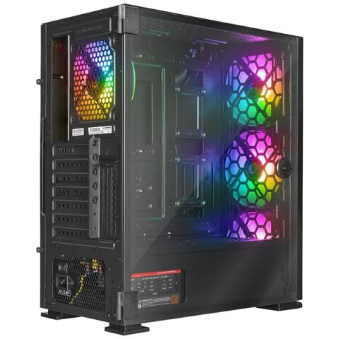 RAMPAGE 750W 80+ TRAPPER GAMING MID-TOWER PC KASASI