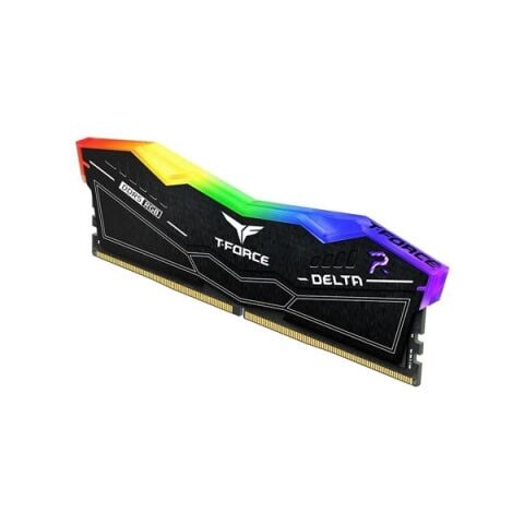 TEAM 32GB (2X 16GB) DDR5 5600MHZ CL38 RGB DUAL KIT PC RAM T-FORCE DELTA BLACK FF3D532G5600HC38GDC01