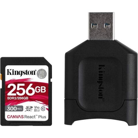 <![CDATA[KINGSTON 256GB SDR2 SD Kart+Kart Okuyucu MLPR2/256GB]]>