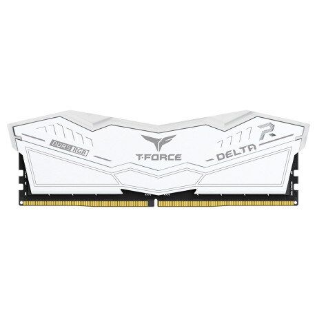 TEAM 32GB (2X 16GB) DDR5 5600MHZ CL38 RGB DUAL KIT PC RAM T-FORCE DELTA FF4D532G5600HC38GDC01 BEYAZ