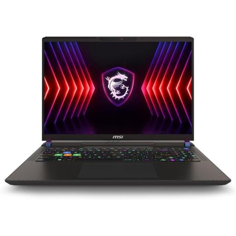 MSI 16'' VECTOR 16 Hx A14VIG-825XTR CORE i9 14900Hx-64GB DDR5 RAM-16GB RTX4090-2TB NVME-FDOS