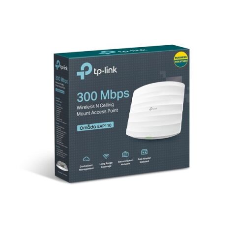 <![CDATA[TP-LINK EAP110 N300 TAVAN TİPİ KURUMSAL ACCESS POINT]]>