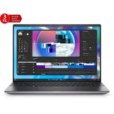 DELL M5680 TKNM5680A10DS i7-13700H 1x16gb 512gb M.2 PCIe 16'' FRD 6gb RTX A1000 Taşınabilir İş istasyonu