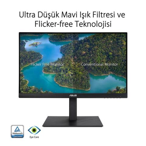 ASUS 21.5'' IPS VA229QSB 5MS 75Hz HDMI-DP Pivot Kurumsal Monitör Outlet (Kutu Açık)