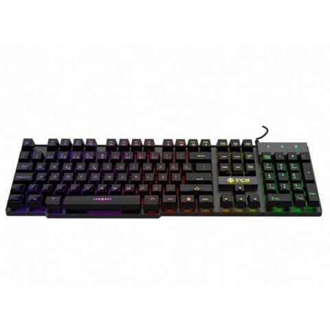 INCA IKG-448 USB Q Trk RGB Led Aydınlatmalı Mekanik Hisli Siyah Gaming Klavye - Mouse Set