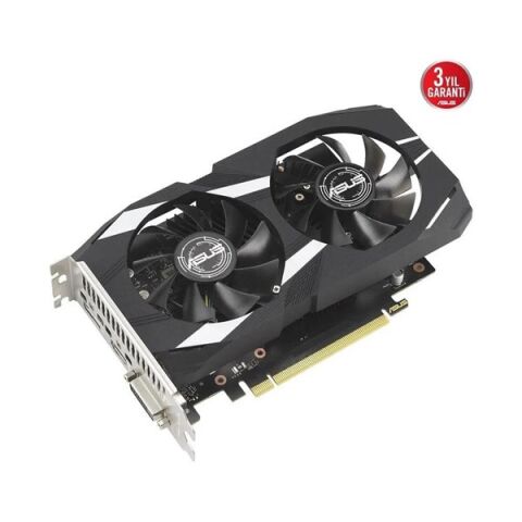 ASUS RTX3050 6GB DUAL RTX3050-O6G GDDR6 96bit HDMI DVI DP PCIe 16X v4.0 Kutu Açık (Outlet)