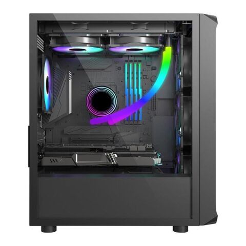 GAMEBOOSTER GB-G205BB GAMING MID-TOWER PC KASASI 360MM RADYATÖR DESTEĞİ