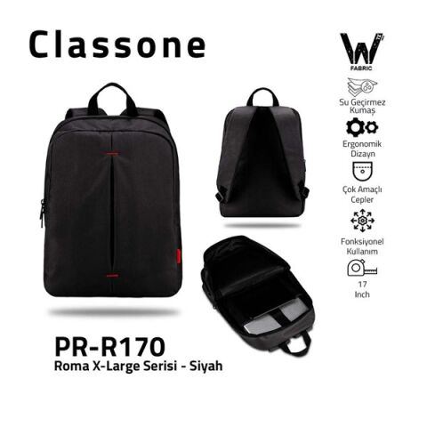 Classone 17''  Roma Serisi PR-R170 Wtx Pro Su Geçirmez Kumaş Laptop Notebook