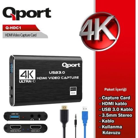 QPORT HDMI 4K CAPTURE KART (Q-HDC1)