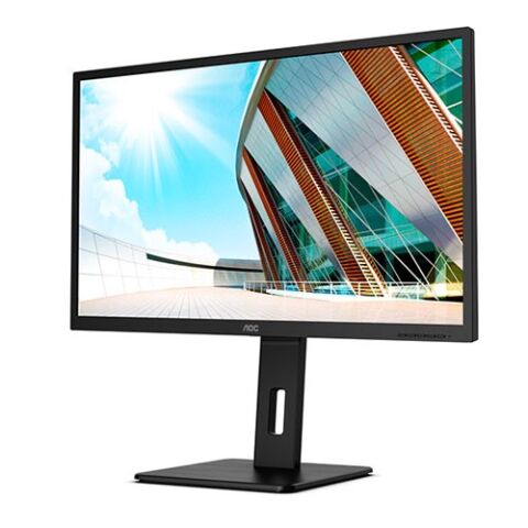 AOC 31.5'' IPS Q32P2 4MS 75HZ HDMI-DP KURUMSAL PIVOT MONİTÖR 2560X1440