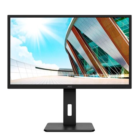 AOC 31.5'' IPS Q32P2 4MS 75HZ HDMI-DP KURUMSAL PIVOT MONİTÖR 2560X1440