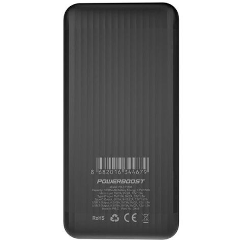 <![CDATA[POWERBOOST PRIME 110B 10000mAh PD20W Type-C HSC22.5W Siyah Taşınabilir Şarj Cihazı Powerbank]]>