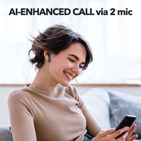 <![CDATA[TAOTRONICS Ipx5 Suya Dayanıklı Bluetooth 5.3 Enc Usb-C Şarjlı Tws Kulaklık TT-BH1120]]>