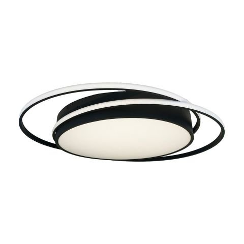 Plafonyer Led Avize PLA36503 İkili Oval Plafonyer Antrasit RAL7016 - 3000K - Gün Işığı