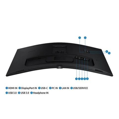 SAMSUNG 34'' VA LS34C652UAUXUF 5MS 100HZ HDMI-DP KAVISLI MULTIMEDYA MONİTÖR 3440X1440