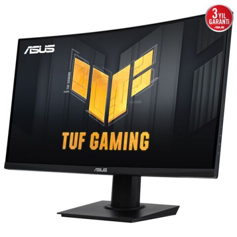 ASUS 23.6'' VA KAVİSLİ TUF GAMING VG24VQER 1MS 180Hz HDMI-DP Gaming Monitör (1920 X 1080)