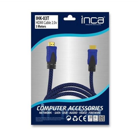 INCA IHK-03T 3metre HDMI Görüntü Kablosu 2.0v