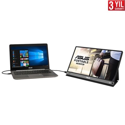 ASUS 15.6'' IPS MB16AHP 60Hz TYPE-C EV Ofis Tipi Monitör (1920 X 1080) Outlet (Kutu Açık)