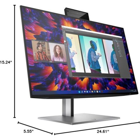 HP 23.8'' IPS  Z24M G3 4Q8N9AA 5MS 90HZ HDMI-DP USBC PIVOT VIDEO KONFERANS MONİTÖRÜ 2560X1440
