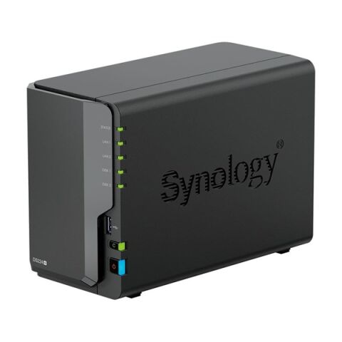 <![CDATA[SYNOLOGY DS224-2G PLUS CELERON QC- 2 GB RAM- 2-diskli Nas Server (Disksiz)]]>