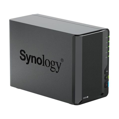 <![CDATA[SYNOLOGY DS224-2G PLUS CELERON QC- 2 GB RAM- 2-diskli Nas Server (Disksiz)]]>