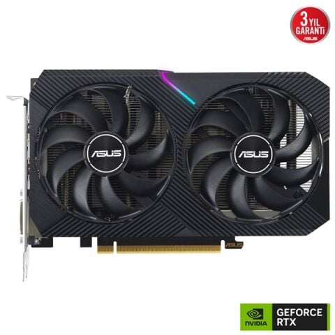 ASUS 8GB DUAL RTX3050-O8G-V2 GDDR6 128Bit HDMI-DP-DVI PCIE 4.0