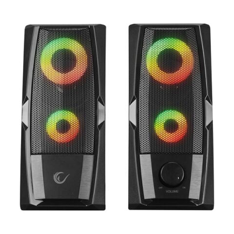 Rampage RMS-X9 2.0 RGB Işıklı Multimedia 5V 30dB Gaming Oyuncu Speaker
