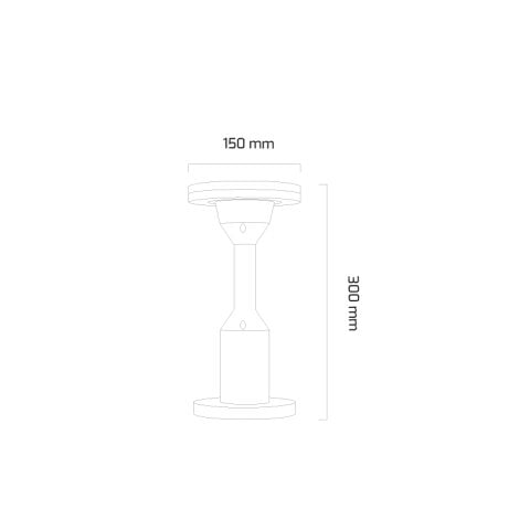 Goya Gy 6254 12 Watt Bahçe Armatürü