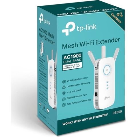 <![CDATA[TP-LINK RE550 AC1900 Dual Band Mesafe Genişletici]]>