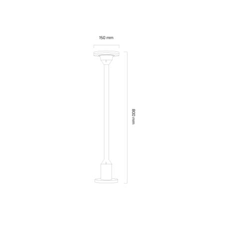 Goya Gy 6255 12 Watt Bahçe Armatürü