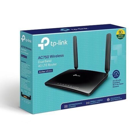 <![CDATA[TP-LINK ARCHER MR200 AC750 Dual Band EV Ofis Tipi 4G LTE Router]]>